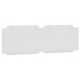 White synthetic leather padded bed headboard 160 cm by vidaXL, Headboards and footboards - Ref: Foro24-374867, Price: 49,53 €...