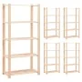 Shelving 5 levels 5 units solid pine wood 250 kg by vidaXL, Industrial shelving - Ref: Foro24-3051115, Price: 447,35 €, Disco...