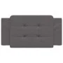 Cabecero de cama acolchado cuero sintético gris 100 cm de vidaXL, Cabeceros y pies de cama - Ref: Foro24-374846, Precio: 28,5...