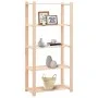 Shelving 5 levels 5 units solid pine wood 250 kg by vidaXL, Industrial shelving - Ref: Foro24-3051115, Price: 447,35 €, Disco...