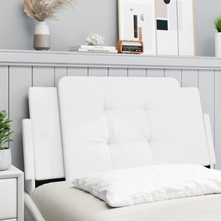 Weißes gepolstertes Bettkopfteil aus Kunstleder, 100 cm von vidaXL, Kopf- und Fußteile - Ref: Foro24-374844, Preis: 25,94 €, ...