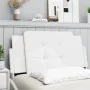 White synthetic leather padded bed headboard 100 cm by vidaXL, Headboards and footboards - Ref: Foro24-374844, Price: 21,32 €...