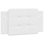 White synthetic leather padded bed headboard 100 cm by vidaXL, Headboards and footboards - Ref: Foro24-374844, Price: 25,94 €...