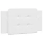 White synthetic leather padded bed headboard 100 cm by vidaXL, Headboards and footboards - Ref: Foro24-374844, Price: 21,32 €...