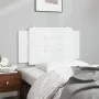 White synthetic leather padded bed headboard 100 cm by vidaXL, Headboards and footboards - Ref: Foro24-374844, Price: 21,32 €...