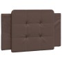 Gepolstertes Bettkopfteil aus braunem Kunstleder, 90 cm von vidaXL, Kopf- und Fußteile - Ref: Foro24-374838, Preis: 30,79 €, ...