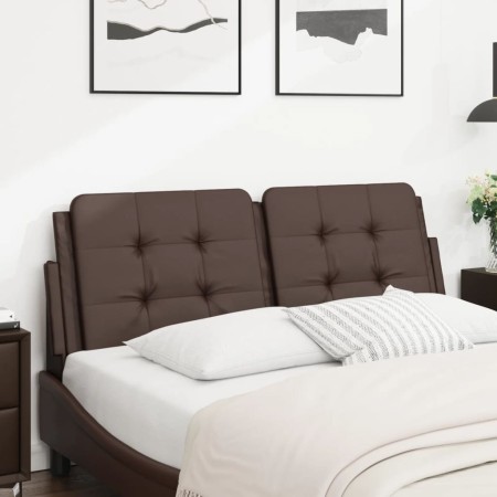 Gepolstertes Kopfteil aus braunem Kunstleder, 120 cm von vidaXL, Kopf- und Fußteile - Ref: Foro24-374852, Preis: 46,52 €, Rab...