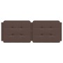Brown synthetic leather padded headboard 120 cm by vidaXL, Headboards and footboards - Ref: Foro24-374852, Price: 43,37 €, Di...