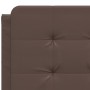 Gepolstertes Kopfteil aus braunem Kunstleder, 120 cm von vidaXL, Kopf- und Fußteile - Ref: Foro24-374852, Preis: 46,52 €, Rab...