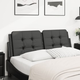 Gepolstertes Bettkopfteil aus schwarzem Kunstleder, 140 cm von vidaXL, Kopf- und Fußteile - Ref: Foro24-374859, Preis: 37,73 ...