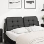 Black synthetic leather padded bed headboard 140 cm by vidaXL, Headboards and footboards - Ref: Foro24-374859, Price: 37,73 €...