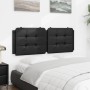 Gepolstertes Bettkopfteil aus schwarzem Kunstleder, 140 cm von vidaXL, Kopf- und Fußteile - Ref: Foro24-374859, Preis: 37,73 ...