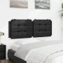 Gepolstertes Bettkopfteil aus schwarzem Kunstleder, 140 cm von vidaXL, Kopf- und Fußteile - Ref: Foro24-374859, Preis: 44,52 ...