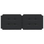 Black synthetic leather padded bed headboard 140 cm by vidaXL, Headboards and footboards - Ref: Foro24-374859, Price: 37,73 €...