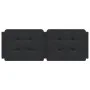 Black synthetic leather padded bed headboard 140 cm by vidaXL, Headboards and footboards - Ref: Foro24-374859, Price: 44,52 €...