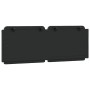Black synthetic leather padded bed headboard 140 cm by vidaXL, Headboards and footboards - Ref: Foro24-374859, Price: 37,73 €...