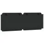 Black synthetic leather padded bed headboard 140 cm by vidaXL, Headboards and footboards - Ref: Foro24-374859, Price: 44,52 €...