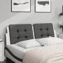 Gepolstertes Kopfteil Kunstleder schwarz weiß 140 cm von vidaXL, Kopf- und Fußteile - Ref: Foro24-374865, Preis: 44,09 €, Rab...
