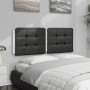 Gepolstertes Kopfteil Kunstleder schwarz weiß 140 cm von vidaXL, Kopf- und Fußteile - Ref: Foro24-374865, Preis: 45,81 €, Rab...