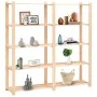 5-stöckiges Regal 5 Einheiten Massives Zirbenholz 500 kg von vidaXL, Industrieregale - Ref: Foro24-3051111, Preis: 609,72 €, ...