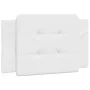 Bed frame with LED lights white synthetic leather 90x200 cm by vidaXL, Beds and slatted bases - Ref: Foro24-3214083, Price: 1...