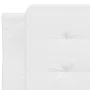 Bed frame with LED lights white synthetic leather 90x200 cm by vidaXL, Beds and slatted bases - Ref: Foro24-3214083, Price: 1...