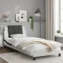 Bettgestell mit LED schwarz-weißem Kunstleder 90x200 cm von vidaXL, Betten und Lattenroste - Ref: Foro24-3214088, Preis: 142,...