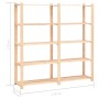 5-stöckiges Regal 5 Einheiten Massives Zirbenholz 500 kg von vidaXL, Industrieregale - Ref: Foro24-3051111, Preis: 622,46 €, ...