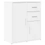 White engineered wood sideboard 60x31x70 cm by vidaXL, Sideboards - Ref: Foro24-840478, Price: 90,91 €, Discount: %