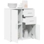 Weißes Sideboard aus Holzwerkstoff, 60 x 31 x 70 cm von vidaXL, Sideboards - Ref: Foro24-840478, Preis: 90,68 €, Rabatt: %