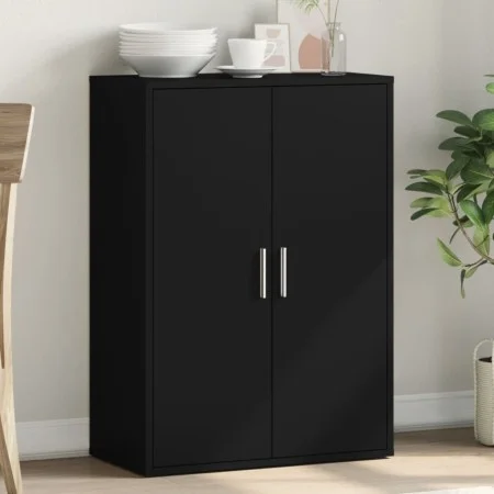 Schwarzes Sideboard aus Holzwerkstoff, 60 x 31 x 84 cm von vidaXL, Sideboards - Ref: Foro24-840486, Preis: 79,73 €, Rabatt: %
