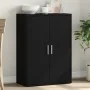 Black engineered wood sideboard 60x31x84 cm by vidaXL, Sideboards - Ref: Foro24-840486, Price: 79,99 €, Discount: %