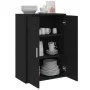 Schwarzes Sideboard aus Holzwerkstoff, 60 x 31 x 84 cm von vidaXL, Sideboards - Ref: Foro24-840486, Preis: 79,73 €, Rabatt: %