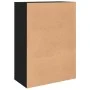 Black engineered wood sideboard 60x31x84 cm by vidaXL, Sideboards - Ref: Foro24-840486, Price: 79,99 €, Discount: %