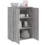 Sonoma gray engineered wood sideboard 60x31x84 cm by vidaXL, Sideboards - Ref: Foro24-840490, Price: 86,03 €, Discount: %