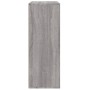 Aparador de madera de ingeniería gris Sonoma 60x31x84 cm