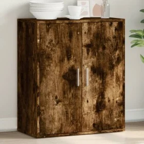 Smoked oak engineered wood sideboard 79x38x80 cm by vidaXL, Sideboards - Ref: Foro24-840517, Price: 81,18 €, Discount: %