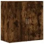 Smoked oak engineered wood sideboard 79x38x80 cm by vidaXL, Sideboards - Ref: Foro24-840517, Price: 81,18 €, Discount: %