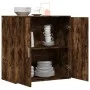 Smoked oak engineered wood sideboard 79x38x80 cm by vidaXL, Sideboards - Ref: Foro24-840517, Price: 81,18 €, Discount: %