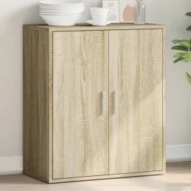 Aparador de madera de ingeniería roble Sonoma 79x38x80 cm de vidaXL, Aparadores - Ref: Foro24-840515, Precio: 82,81 €, Descue...