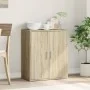 Sonoma Oak Engineered Wood Sideboard 79x38x80 cm by vidaXL, Sideboards - Ref: Foro24-840515, Price: 82,81 €, Discount: %