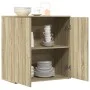 Sonoma Oak Engineered Wood Sideboard 79x38x80 cm by vidaXL, Sideboards - Ref: Foro24-840515, Price: 82,81 €, Discount: %