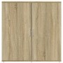Sideboard aus Sonoma-Eichenholzwerkstoff, 79 x 38 x 80 cm von vidaXL, Sideboards - Ref: Foro24-840515, Preis: 83,57 €, Rabatt: %