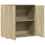 Sonoma Oak Engineered Wood Sideboard 79x38x80 cm by vidaXL, Sideboards - Ref: Foro24-840515, Price: 82,81 €, Discount: %