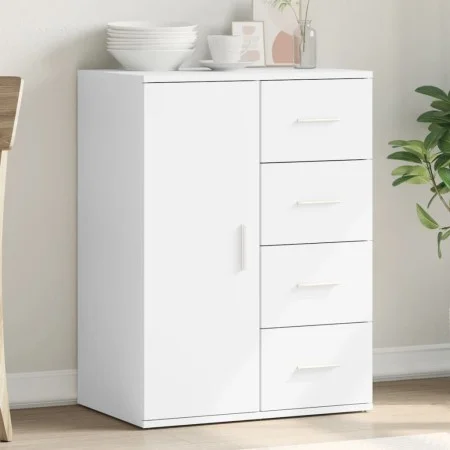 White engineered wood sideboard 59x39x80 cm by vidaXL, Sideboards - Ref: Foro24-840534, Price: 109,88 €, Discount: %