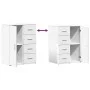White engineered wood sideboard 59x39x80 cm by vidaXL, Sideboards - Ref: Foro24-840534, Price: 109,88 €, Discount: %