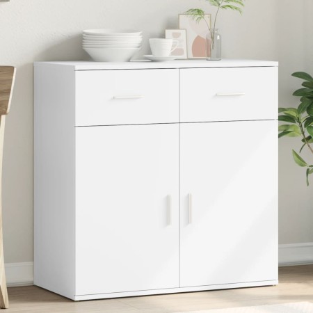 Weißes Sideboard aus Holzwerkstoff, 79 x 38 x 80 cm von vidaXL, Sideboards - Ref: Foro24-840520, Preis: 112,11 €, Rabatt: %