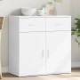 White engineered wood sideboard 79x38x80 cm by vidaXL, Sideboards - Ref: Foro24-840520, Price: 112,11 €, Discount: %