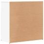 White engineered wood sideboard 79x38x80 cm by vidaXL, Sideboards - Ref: Foro24-840520, Price: 112,11 €, Discount: %