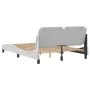 White synthetic leather headboard bed frame 120x200 cm by vidaXL, Beds and slatted bases - Ref: Foro24-3208171, Price: 178,89...